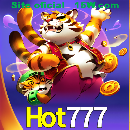Imagem promocional da Hot777 mostrando a plataforma e suas vantagens